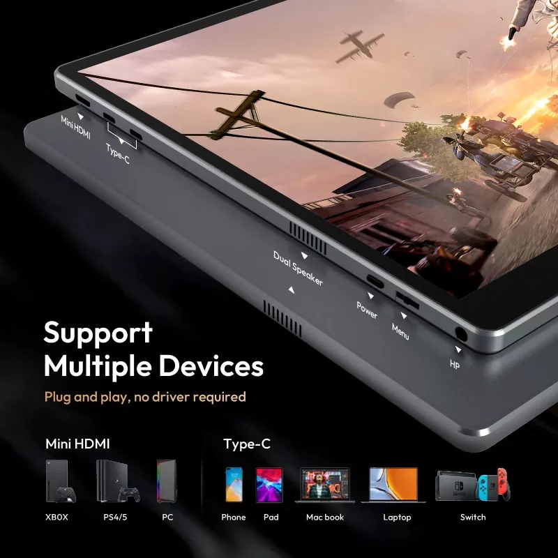 Miért válasszon 16 hüvelykes 1200P hordozható monitort munkához és utazáshoz?